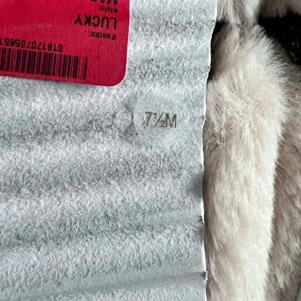 Lucky Brand Marana Furry Slide Size 7.5 - Picture 10 of 10